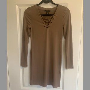 Bodycon Mini Dress With Long Sleeves